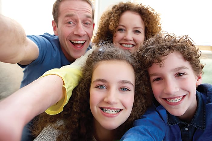 Selfie With Happy Family