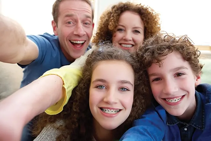 Selfie With Happy Family