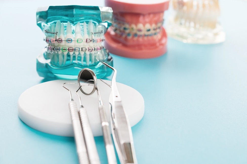 dental model and dental instrument,